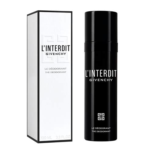 givenchy l'interdit the deodorant|Deodorant .